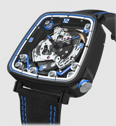 Replica BRM Watch FF39-40 Men FF39-40-TN-LFN Blue Replica BRM Watch FF39-40 Men FF39-40-TN-LFN Blue